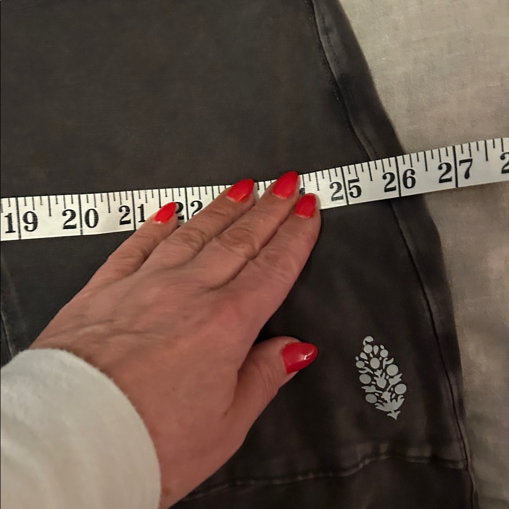 Free People charcoal wide-leg pocket jumpsuit - Picture 11 of 12